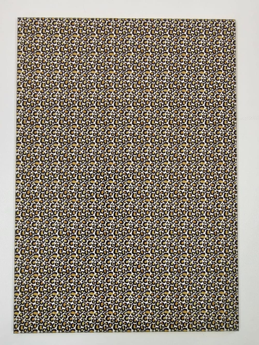 Acrylic Blanks : Patterned LEOPARD PRINT 04 Clear Boards (A6, A5, A4, 30 by 30cm, A3 Single Sided Only)