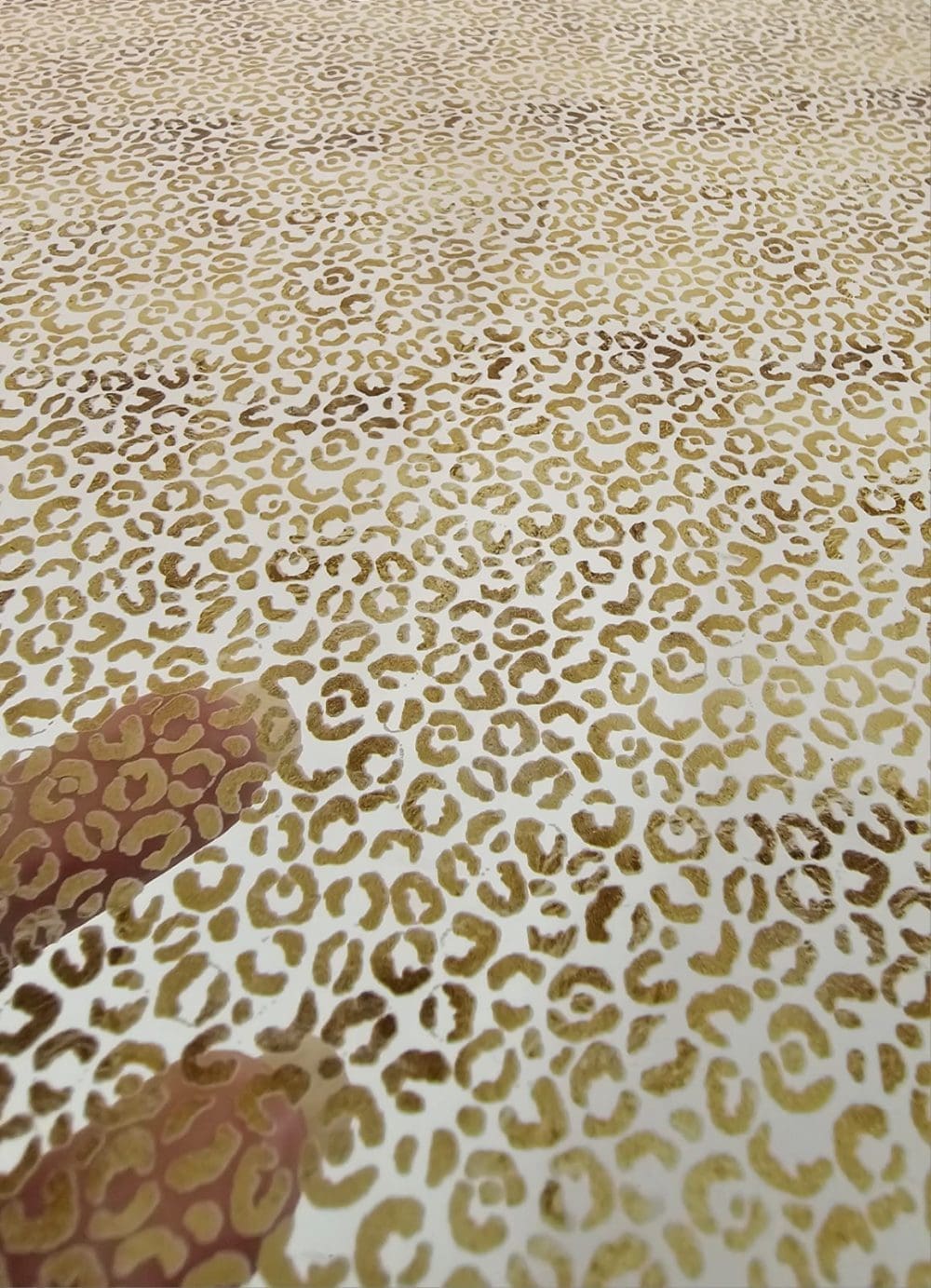 Acrylic Blanks : Patterned LEOPARD PRINT 02 Clear Boards (A6, A5, A4, 30 by 30cm, A3 Single Sided Only)