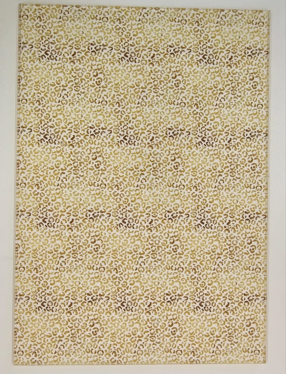 Acrylic Blanks : Patterned LEOPARD PRINT 02 Clear Boards (A6, A5, A4, 30 by 30cm, A3 Single Sided Only)