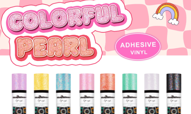 Teckwrap : Colour Pearl Adhesive Range (30 by 30cm)