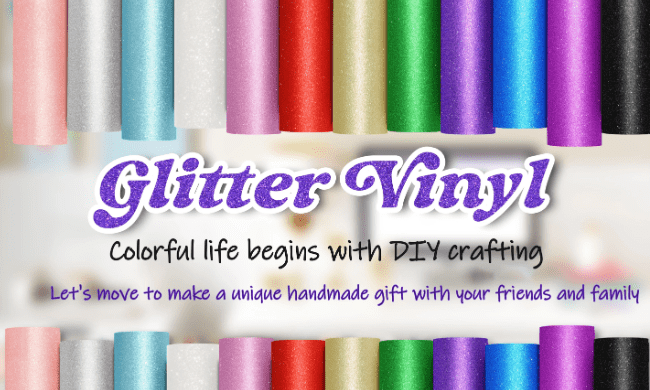 Teckwrap : Permanent Glitter Adhesive Vinyl Range (30 by 30cm)