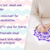 Teckwrap : Permanent Glitter Adhesive Vinyl Range (30 by 30cm)