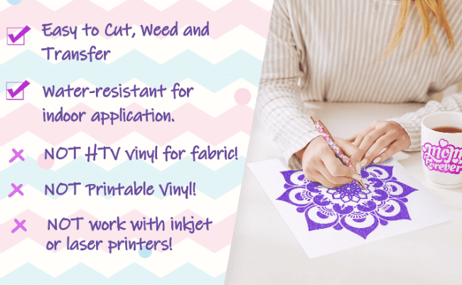 Teckwrap : Permanent Glitter Adhesive Vinyl Range (30 by 30cm)