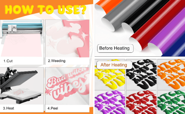 Teckwrap : Puff HTV Range (30 by 25cm)