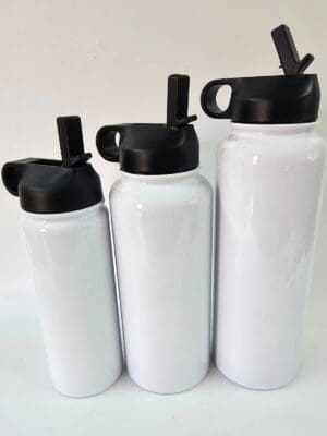 Sports Tumbler 18oz 32oz 40oz Sublimation Blanks : 18, 32, 40oz Steel Insulated Sports Bottles