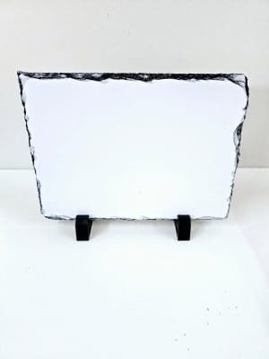 Stone Rect 18.5by13.5cm Sublimation Blanks : Matte Slate stone, Small Rectangle (18 by 13.5cm) for Sublimation (ZZ)