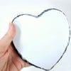 Sublimation Blanks : Matte Slate stone, Heart (14cm) for Sublimation (ZZ)