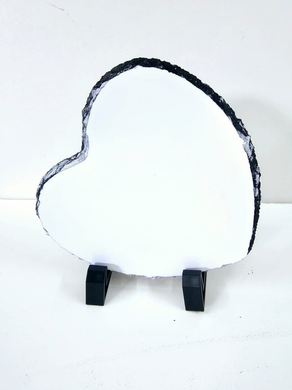 Sublimation Blanks : Matte Slate stone, Heart (14cm) for Sublimation (ZZ)
