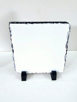StoneSquareSmall13.5cm2 Sublimation Blanks : Matte Slate Stone, Small Square (13.5cm) for Sublimation (ZZ)