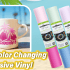Teckwrap : Permanent UV Colour Changing Adhesive Vinyl Range (30 by 30cm)
