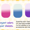 Teckwrap : Permanent UV Colour Changing Adhesive Vinyl Range (30 by 30cm)