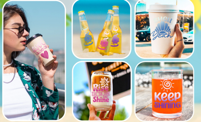 Teckwrap : Permanent UV Colour Changing Adhesive Vinyl Range (30 by 30cm)