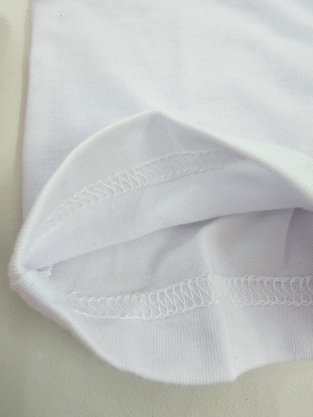 Sublimation Blanks : White Short Sleeved Baby Bodysuit