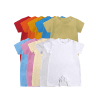 Sublimation Blanks : White Short Sleeved Baby Bodysuit