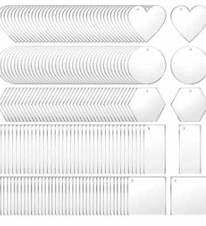 Acrylic Blanks : 3mm D/S Clear & Frost Boards (A6, A5, A4, A3, A2, A1 Sheets)