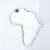 Laser Sublimation Blanks : Super Glossy 3mm Sublimation MDF Africa Keychain + 30mm Silver Split Keyring