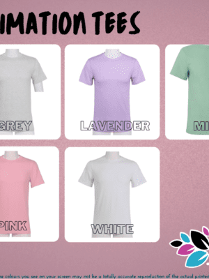 Sublimation Blanks : Women's Crew Cut Polyester Tshirts