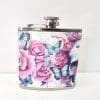 Sublimation Blanks : PU Leather Steel Hip Flask (6, 7 and 8oz)