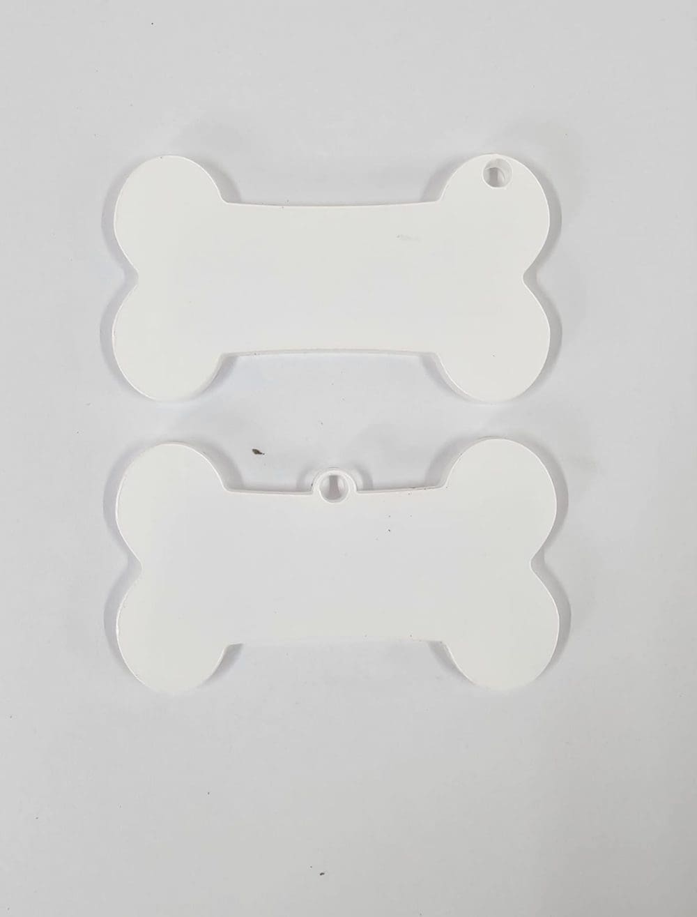 Acrylic Shapes : CLEAR Bone Keychain Plain (1.5, 2, 3 & 5mm)