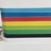 Sublimation Blanks : Rectangle Coloured Polymer Keyring Set (ZZ)