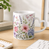 Sublimation Blanks : 11oz White Mug With Heart Shaped Handle (ZZ)