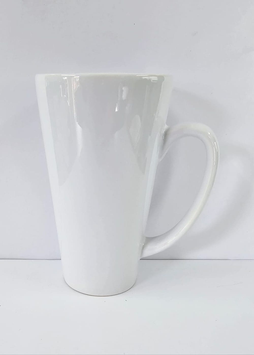 17oz Latte Mug Sublimation Blanks : 17oz Large Latte Cone Mug