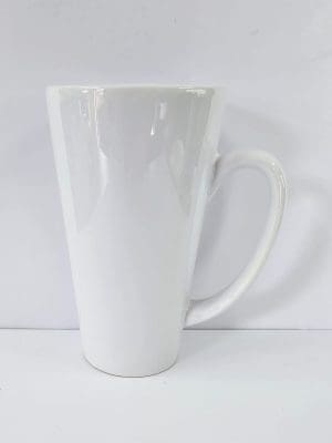 Sublimation Blanks : 17oz Large Latte Cone Mug