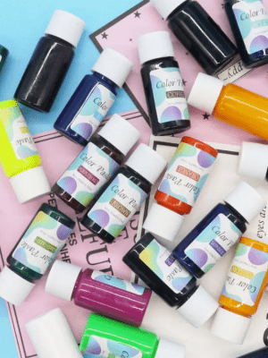 Colour paste Resin Supplies : 24 Colour 10ml Colouring Paste Set