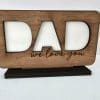 Laser  Sublimation Blanks : DAD or PAPPA Sublimation & Veneer Plaque with Stand