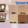 Laser  Sublimation Blanks : DAD or PAPPA Sublimation & Veneer Plaque with Stand