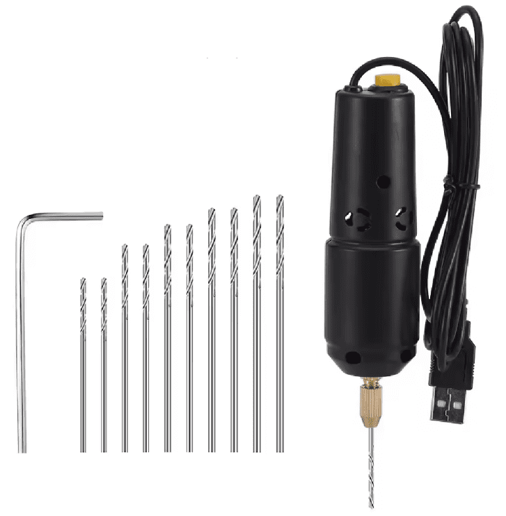Resin & Epoxy : Handheld Mini Electric Drill (Includes drill bits)