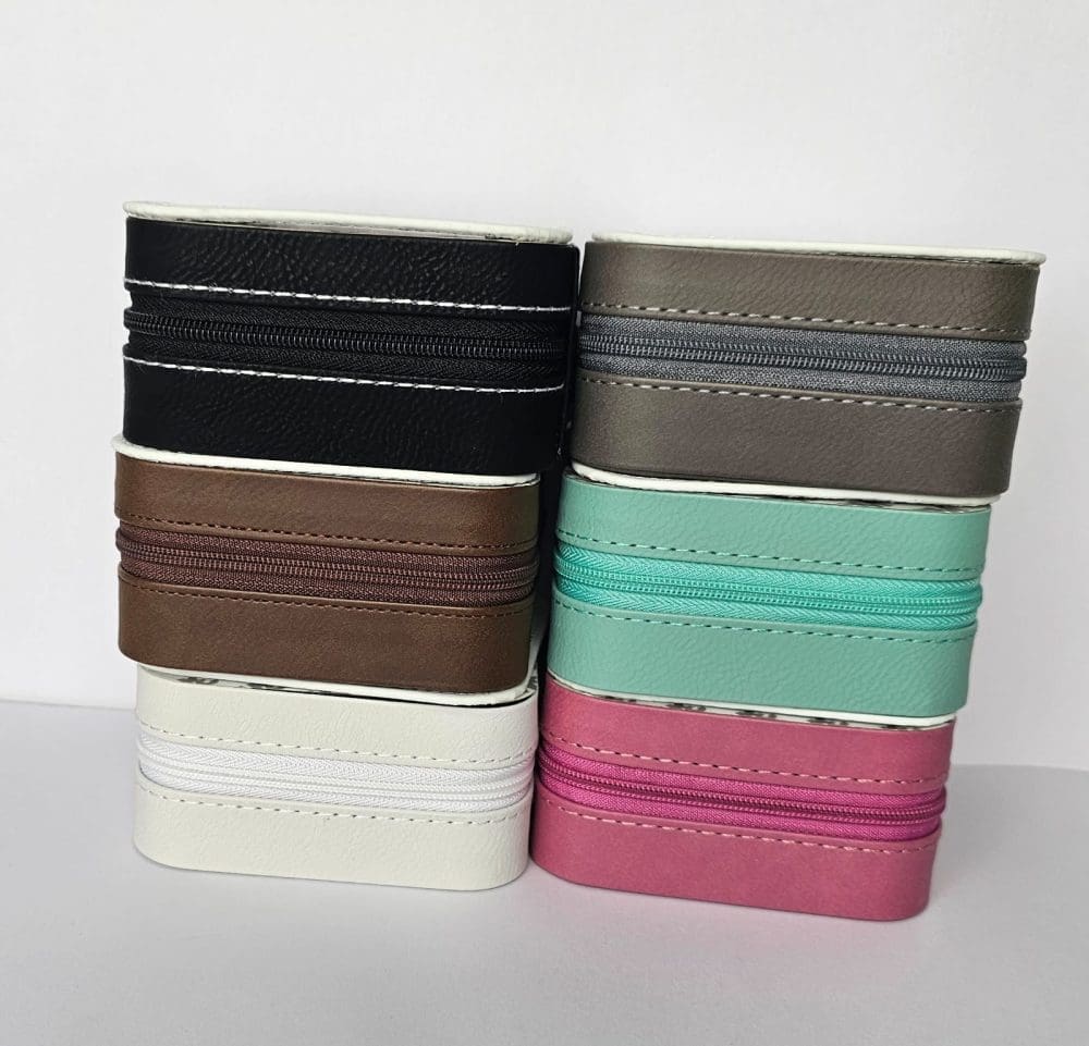 Sublimation : PU Leather Jewelry Box for Sublimation (10 by 10 by 5cm)