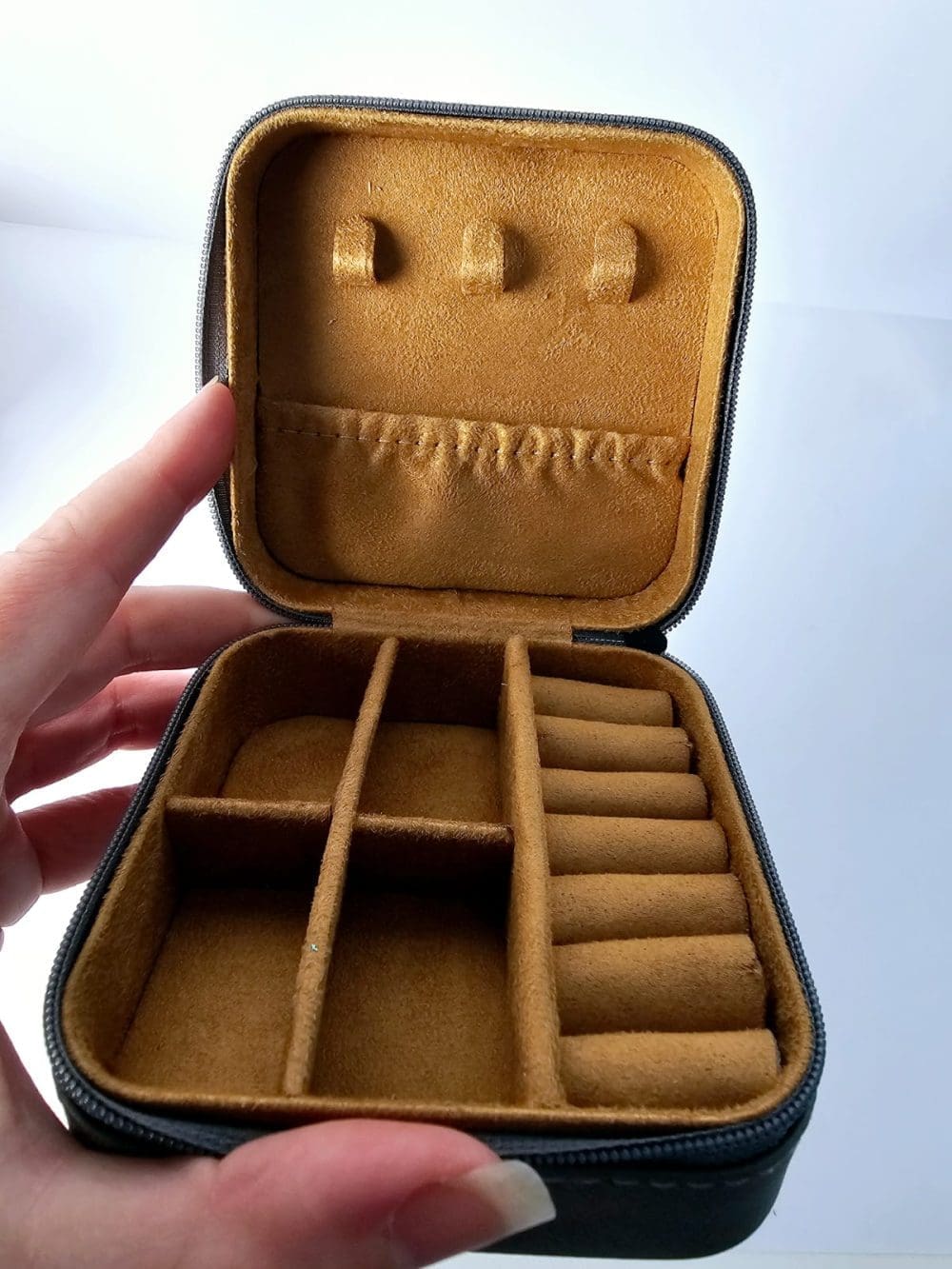 Sublimation : PU Leather Jewelry Box for Sublimation (10 by 10 by 5cm)