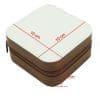 Sublimation : PU Leather Jewelry Box for Sublimation (10 by 10 by 5cm)