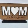 Laser  Sublimation Blanks : MOM, MAMA or MAMMA Sublimation & Veneer Plaque with Stand