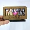 Laser  Sublimation Blanks : MOM, MAMA or MAMMA Sublimation & Veneer Plaque with Stand