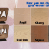 Laser Sublimation Blanks : GRANDPA or OUPA Sublimation & Veneer Plaque with Stand