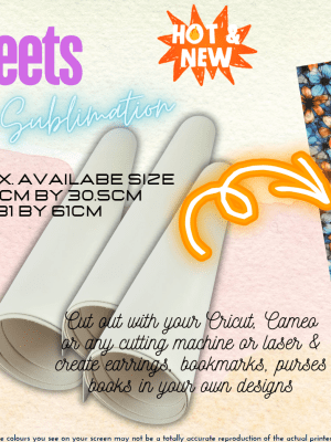 Sublimation Blanks : PU Leather Sheets For Sublimation