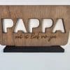 Laser  Sublimation Blanks : DAD or PAPPA Sublimation & Veneer Plaque with Stand