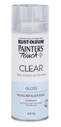 Arts & Crafts : RustOleum Painters Touch, Clear Gloss (for use waterslide paper decal)