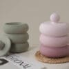 Silicone Moulds : (1) Container/Jar with lid Silicone Moulds for Candle, Jesmonite & Resin Art