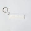 Sublimation Blanks : 3mm Sublimer 2 Toned Numberplate + split keyring and connector(ZZ)