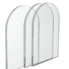 Laser Acrylic Blanks : CLEAR ARCHED A6, A5, A4, A3, A2, A1 Boards (1.5mm, 2mm, 3mm & 5mm)