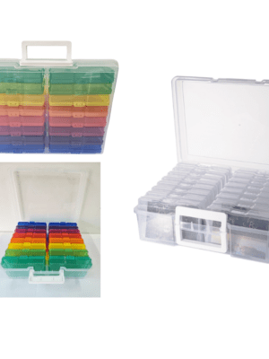 17piece storage container Arts & Crafts : 17 Piece Storage Container with 16 Inner Cases Plastic Storage Boxes with handle