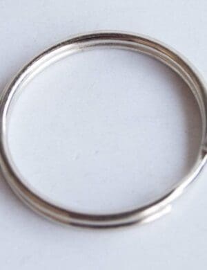 30cmkeychainsilver Keychain : 30mm Silver Keyring (Individual, Packs of 50, 100, 500 and 1000)