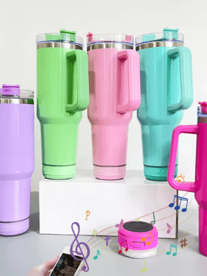 40ozMusicSolidColours Sublimation Blanks : 40oz MUSIC Sublimation Tumblers Solid Colours