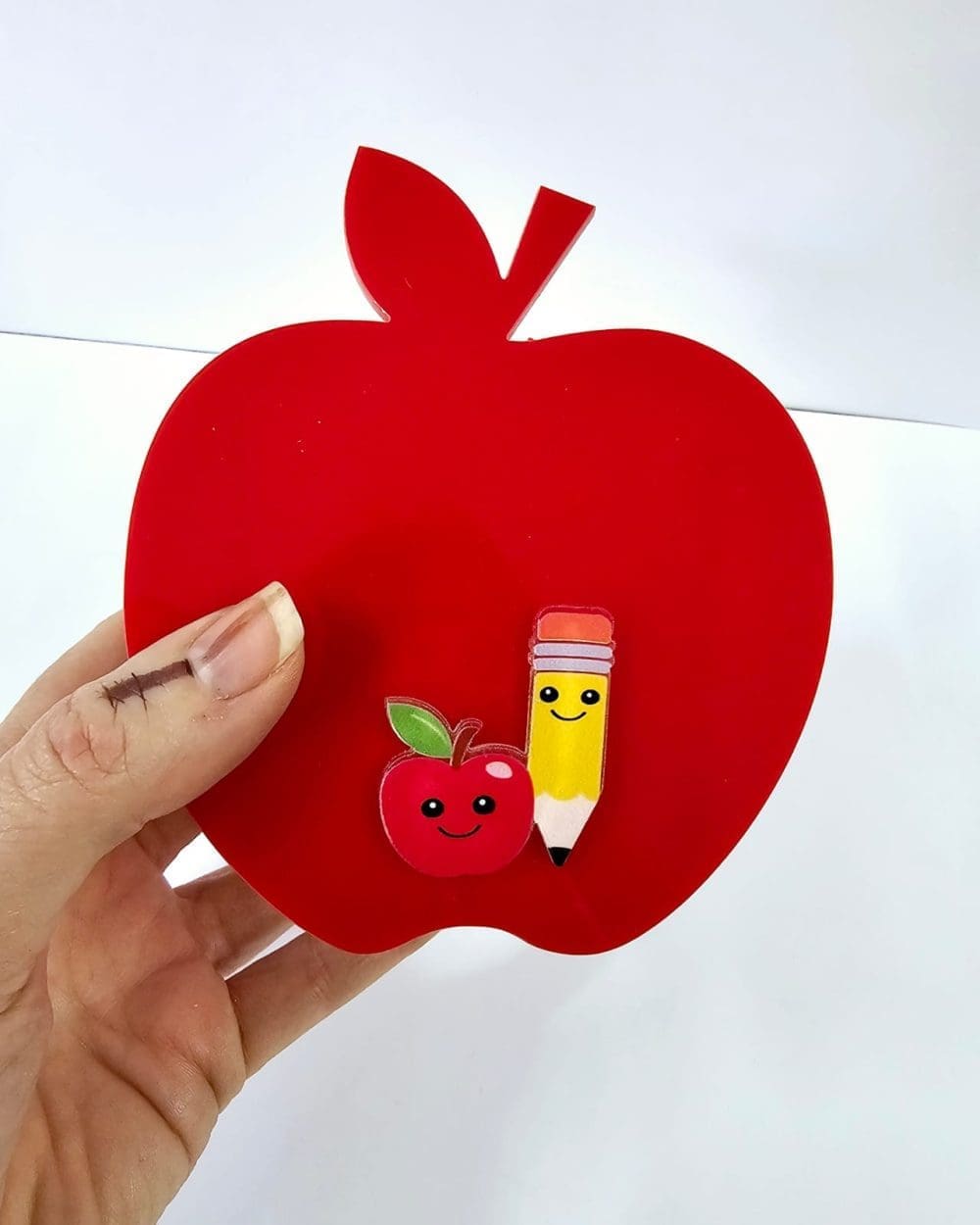 Laser DIY Acrylic : Apple Pen/Pencil Holder