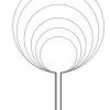 Laser Acrylic Shapes : CLEAR Circle Cake Toppers (8, 10, 12, 15, 18, 20cm)