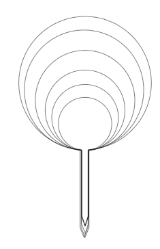 Laser Acrylic Shapes : CLEAR Circle Cake Toppers (8, 10, 12, 15, 18, 20cm)