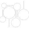 Laser Acrylic Shapes : CLEAR Circle Cake Toppers (8, 10, 12, 15, 18, 20cm)